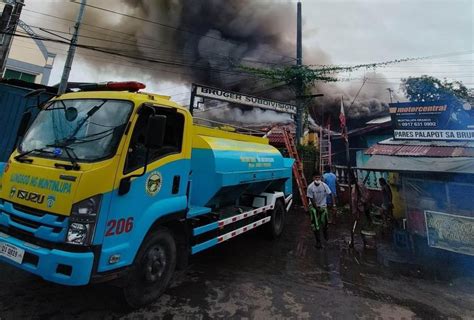 fire muntinlupa|BFP to probe Muntinlupa fire that killed 10 .
